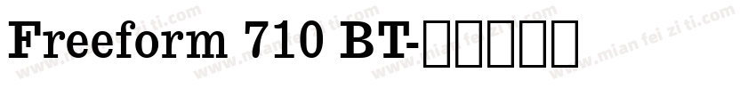 Freeform 710 BT字体转换